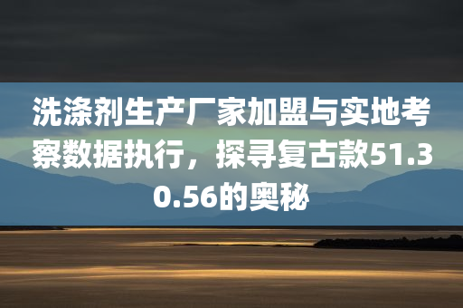 洗涤剂生产厂家加盟与实地考察数据执行，探寻复古款51.30.56的奥秘