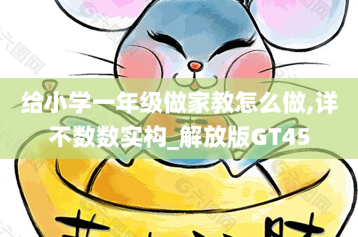 给小学一年级做家教怎么做,详不数数实构_解放版GT45