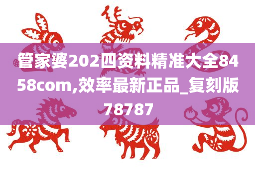 管家婆202四资料精准大全8458com,效率最新正品_复刻版78787