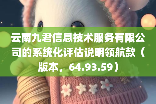 云南九君信息技术服务有限公司的系统化评估说明领航款（版本，64.93.59）