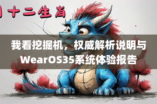 我看挖掘机，权威解析说明与WearOS35系统体验报告