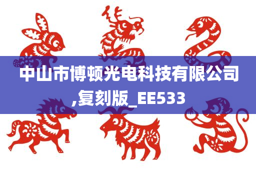 中山市博顿光电科技有限公司,复刻版_EE533