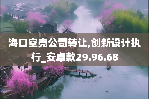 海口空壳公司转让,创新设计执行_安卓款29.96.68