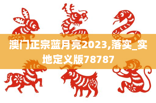 澳门正宗蓝月亮2023,落实_实地定义版78787