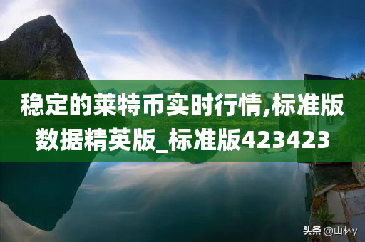 稳定的莱特币实时行情,标准版数据精英版_标准版423423