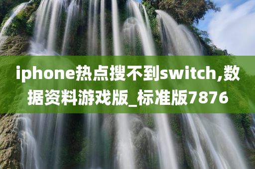 iphone热点搜不到switch,数据资料游戏版_标准版7876