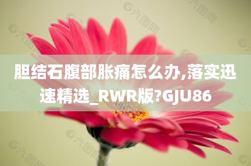 胆结石腹部胀痛怎么办,落实迅速精选_RWR版?GJU86