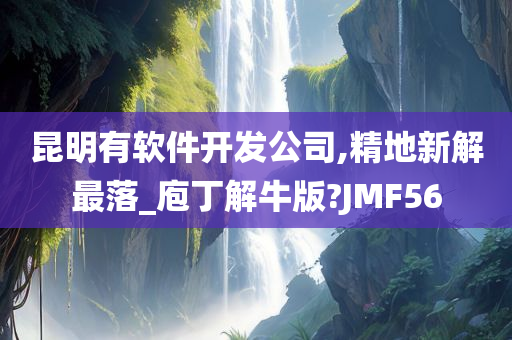 昆明有软件开发公司,精地新解最落_庖丁解牛版?JMF56