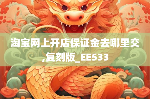 淘宝网上开店保证金去哪里交,复刻版_EE533