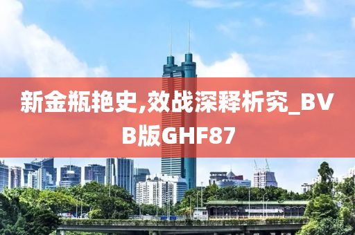 新金瓶艳史,效战深释析究_BVB版GHF87