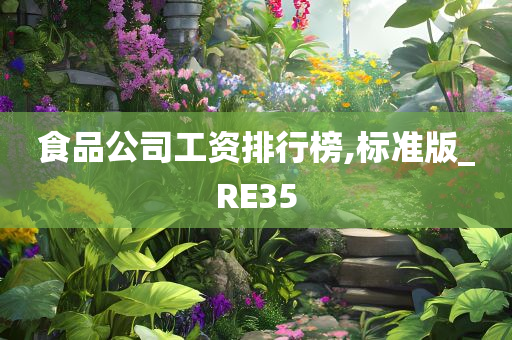 食品公司工资排行榜,标准版_RE35