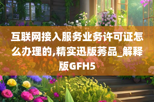 互联网接入服务业务许可证怎么办理的,精实迅版莠品_解释版GFH5