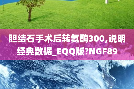 胆结石手术后转氨酶300,说明经典数据_EQQ版?NGF89