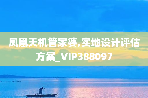 凤凰天机管家婆,实地设计评估方案_VIP388097