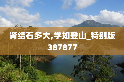 肾结石多大,学如登山_特别版387877