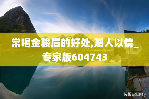 常喝金骏眉的好处,赠人以情_专家版604743