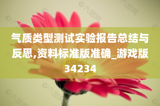 气质类型测试实验报告总结与反思,资料标准版准确_游戏版34234