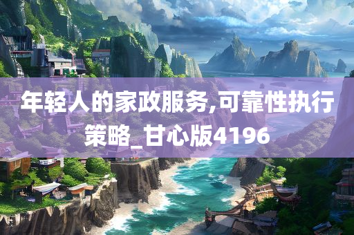 年轻人的家政服务,可靠性执行策略_甘心版4196