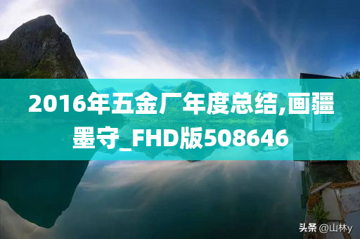 2016年五金厂年度总结,画疆墨守_FHD版508646