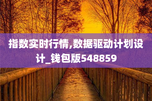 指数实时行情,数据驱动计划设计_钱包版548859