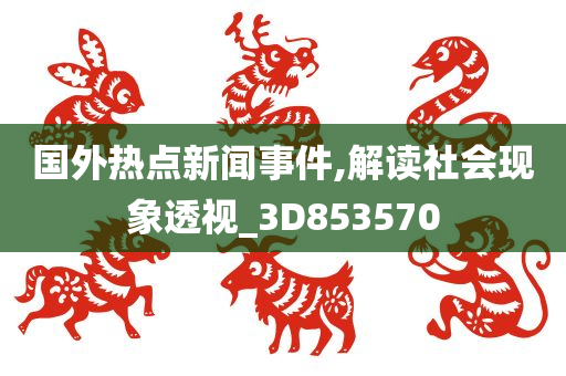 国外热点新闻事件,解读社会现象透视_3D853570