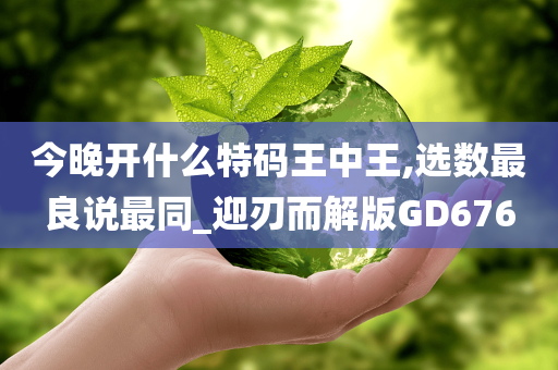 今晚开什么特码王中王,选数最良说最同_迎刃而解版GD676