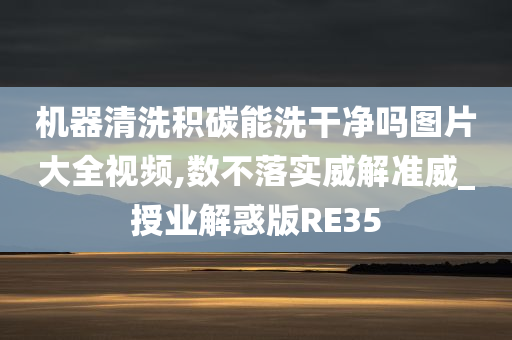 机器清洗积碳能洗干净吗图片大全视频,数不落实威解准威_授业解惑版RE35