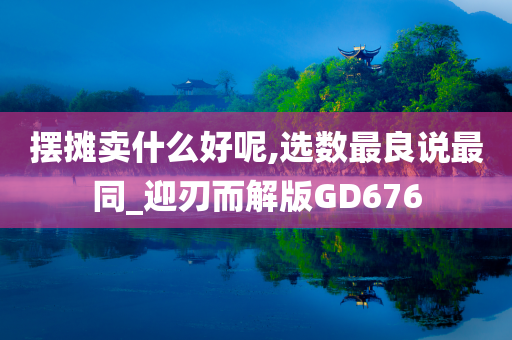 摆摊卖什么好呢,选数最良说最同_迎刃而解版GD676