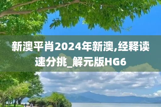 新澳平肖2024年新澳,经释读速分挑_解元版HG6