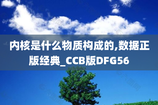 内核是什么物质构成的,数据正版经典_CCB版DFG56