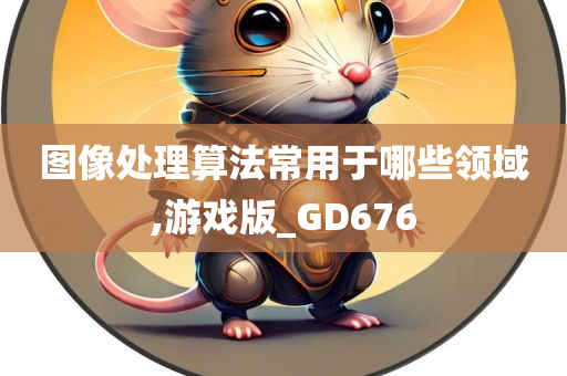 图像处理算法常用于哪些领域,游戏版_GD676