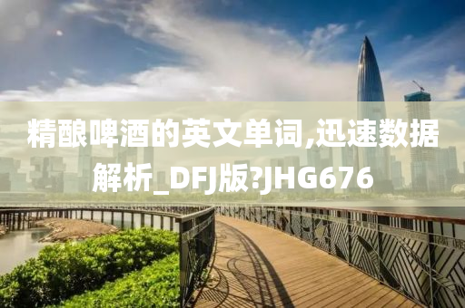 精酿啤酒的英文单词,迅速数据解析_DFJ版?JHG676