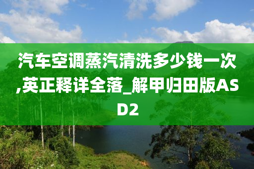 汽车空调蒸汽清洗多少钱一次,英正释详全落_解甲归田版ASD2