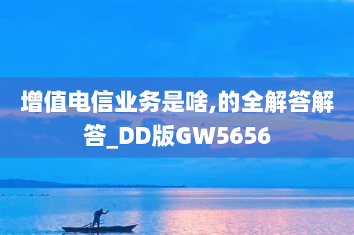 增值电信业务是啥,的全解答解答_DD版GW5656