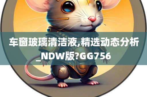 车窗玻璃清洁液,精选动态分析_NDW版?GG756