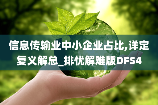 信息传输业中小企业占比,详定复义解总_排忧解难版DFS4