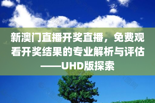 新澳门直播开奖直播，免费观看开奖结果的专业解析与评估——UHD版探索