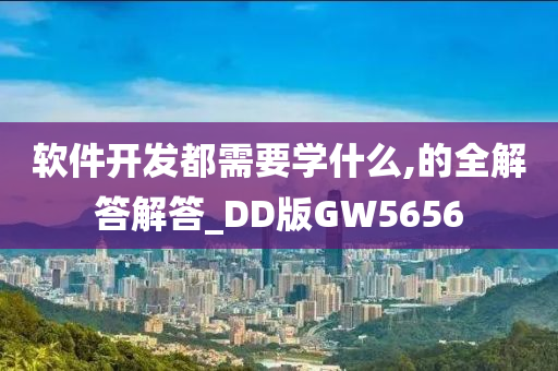 软件开发都需要学什么,的全解答解答_DD版GW5656