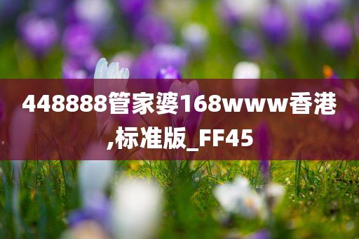 448888管家婆168www香港,标准版_FF45