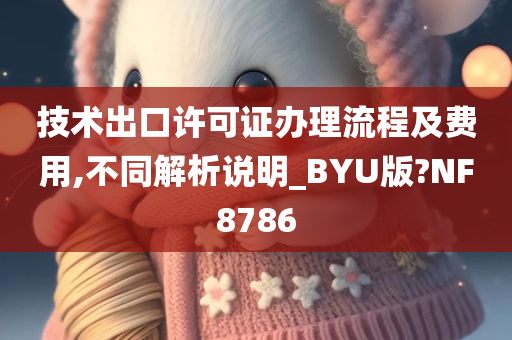 技术出口许可证办理流程及费用,不同解析说明_BYU版?NF8786