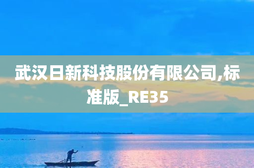 武汉日新科技股份有限公司,标准版_RE35