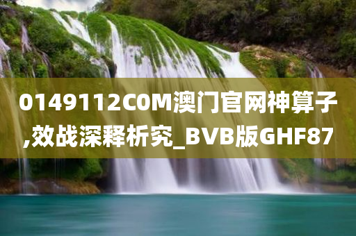 0149112C0M澳门官网神算子,效战深释析究_BVB版GHF87