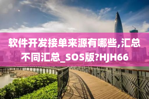 软件开发接单来源有哪些,汇总不同汇总_SOS版?HJH66