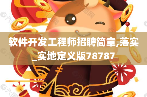 软件开发工程师招聘简章,落实_实地定义版78787