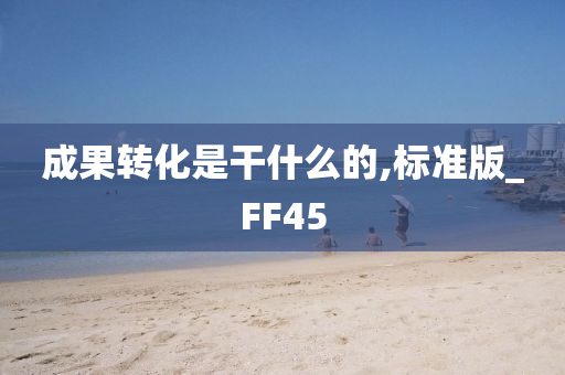 成果转化是干什么的,标准版_FF45