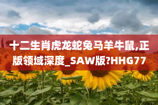 十二生肖虎龙蛇兔马羊牛鼠,正版领域深度_SAW版?HHG77