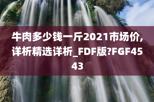 牛肉多少钱一斤2021市场价,详析精选详析_FDF版?FGF4543