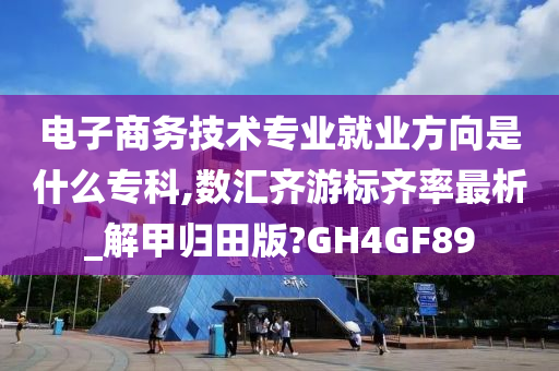 电子商务技术专业就业方向是什么专科,数汇齐游标齐率最析_解甲归田版?GH4GF89