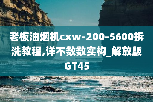 老板油烟机cxw-200-5600拆洗教程,详不数数实构_解放版GT45