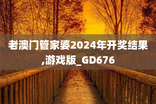 老澳门管家婆2024年开奖结果,游戏版_GD676